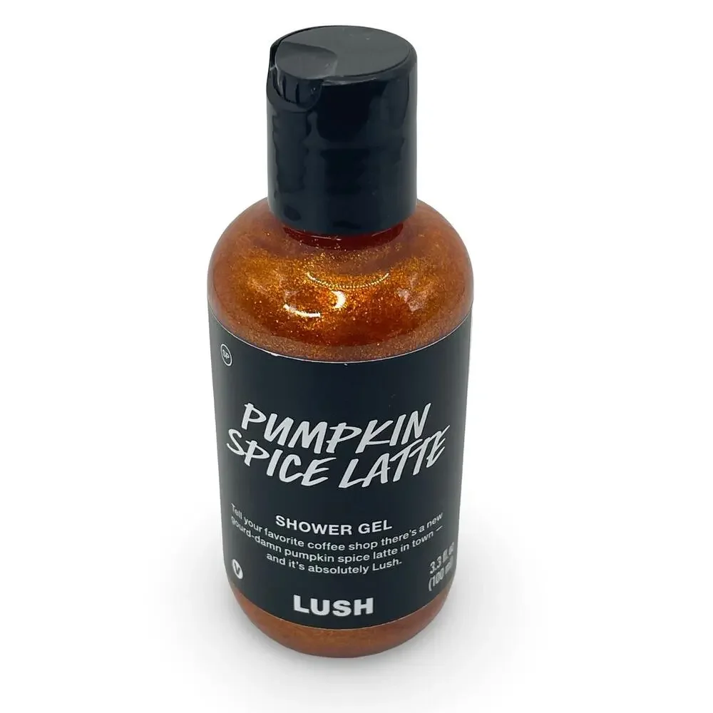 LUSH Pumpkin Latte Shower Gel 100ml 3.3oz Limited Edition Pumpkin Spice Scents
